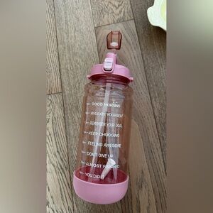 Pink jumbo water bottle jug